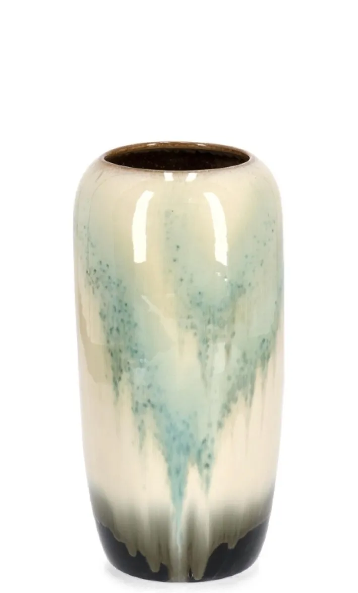 Bizzotto Vasi E Coprivasi>P.VASO COIRA SVASATO BIANCO AZZURRO H40