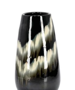 Bizzotto Vasi E Coprivasi>P.VASO COIRA SVASATO NERO MELANGE H48