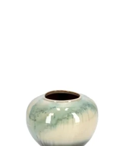 Bizzotto Vasi E Coprivasi>P.VASO COIRA TONDO BIANCO AZZURRO D25