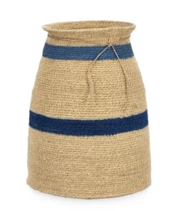 Bizzotto Ceste Decorative>P.VASO DECORATIVO NINH NATURALE BLU H25