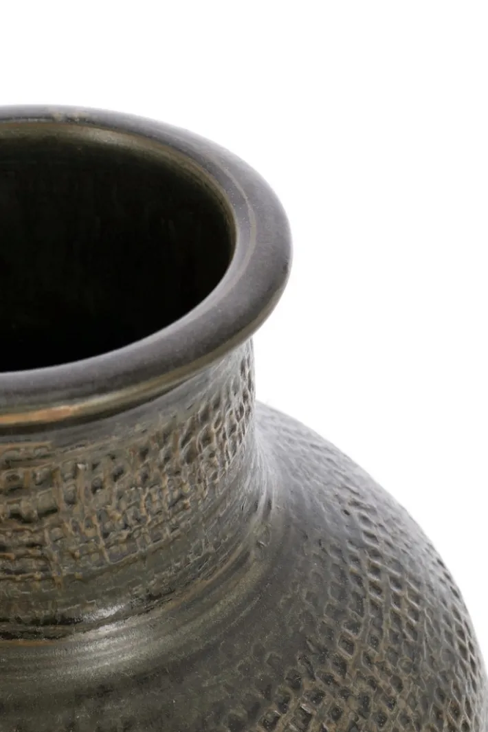 Bizzotto Vasi E Coprivasi>P.VASO KLAS TERRACOTTA VERDE H35