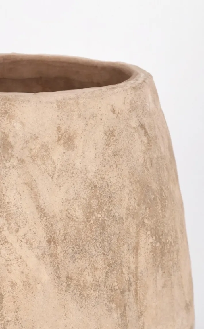 Bizzotto Vasi E Coprivasi>P.VASO MINH BOMB TERRACOTTA BRUNITA H60