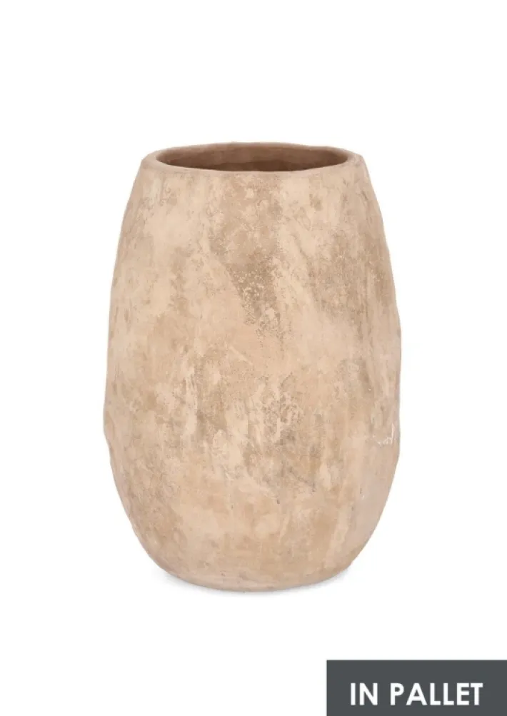 Bizzotto Vasi E Coprivasi>P.VASO MINH BOMB TERRACOTTA BRUNITA H60