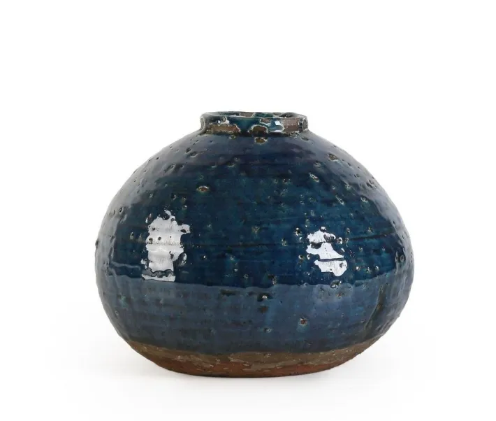 Bizzotto Vasi E Coprivasi>P.VASO RUNE TERRACOTTA BLU D28