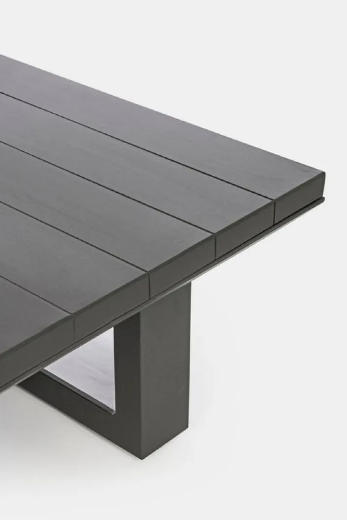 Bizzotto Salotti Completi>SALOTTO ANGOLARE IN ALLUMINIO ANTRACITE CX23 - KONNOR