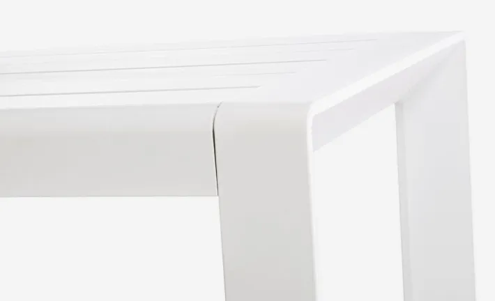 Bizzotto Salotti Completi>SALOTTO ANGOLARE IN ALLUMINIO BIANCO CX21 - KONNOR