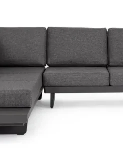 Bizzotto Salotti Completi>SALOTTO ANGOLARE IN ALLUMINIO ANTRACITE WG21 - INFINITY