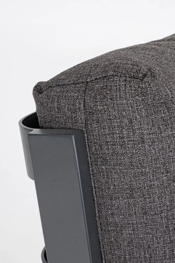 Bizzotto Salotti Completi>SALOTTO IN ALLUMINIO ANTRACITE JX55 - TRUMAN