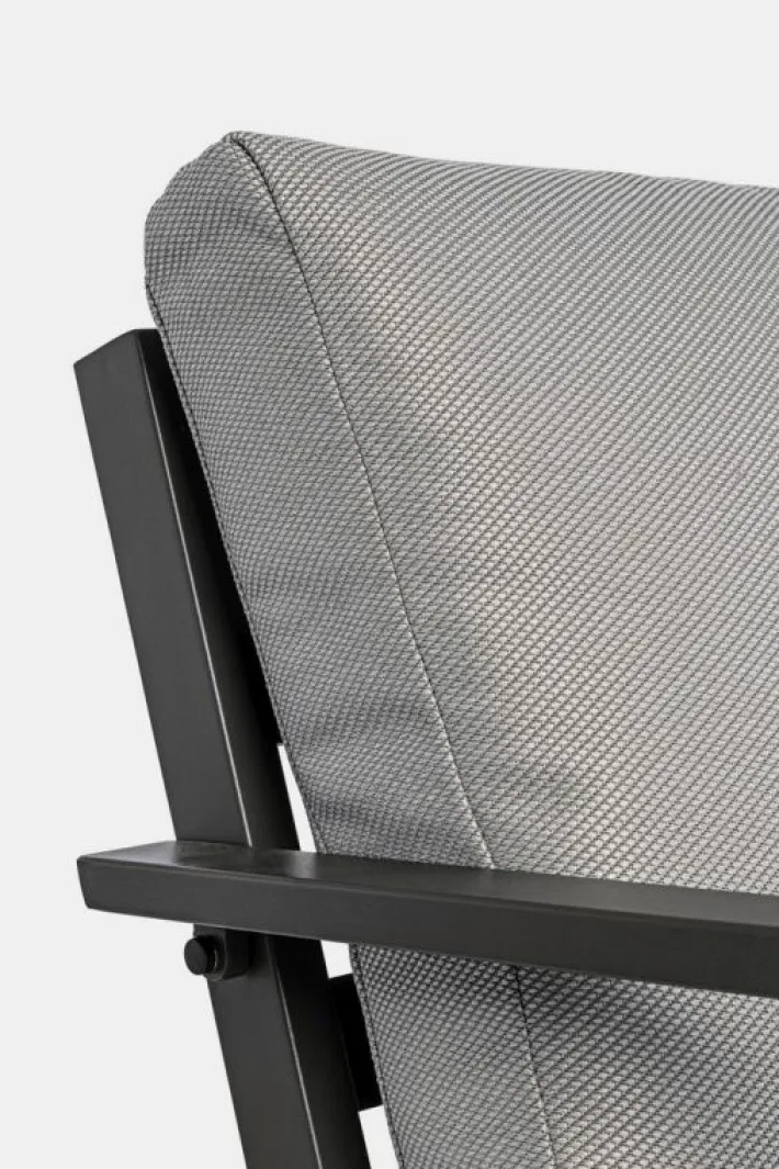 Bizzotto Salotti Completi>SALOTTO IN ALLUMINIO ANTRACITE YK13 - HARLEY