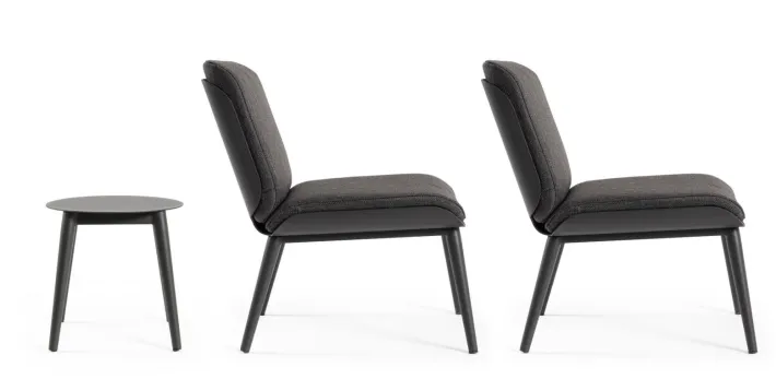 Bizzotto Salotti Completi>SALOTTO IN ALLUMINIO ANTRACITE WG21 - ISABELA