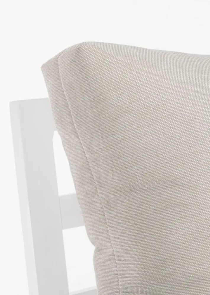 Bizzotto Salotti Completi>SALOTTO IN ALLUMINIO BIANCO LH30 - CAPTIVA