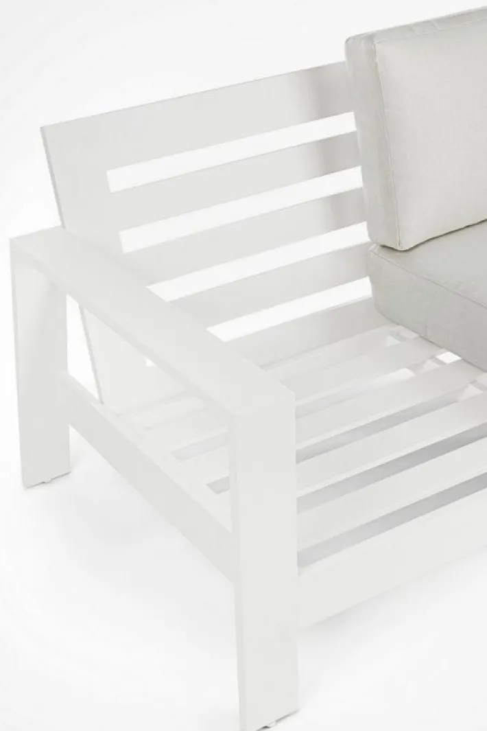 Bizzotto Salotti Completi>SALOTTO IN ALLUMINIO BIANCO YK11 - BALTIC