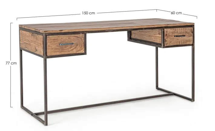 Bizzotto Scrivanie>SCRIVANIA IN LEGNO - ELMER