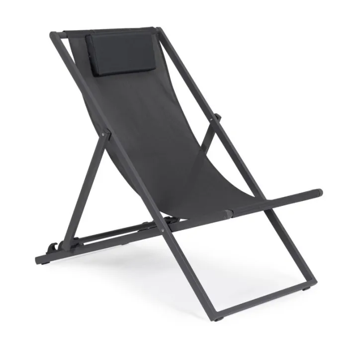 Bizzotto Lettini, Sdraio E Chaise Longue>SDRAIO IN ALLUMINIO ANTRACITE - TAYLOR