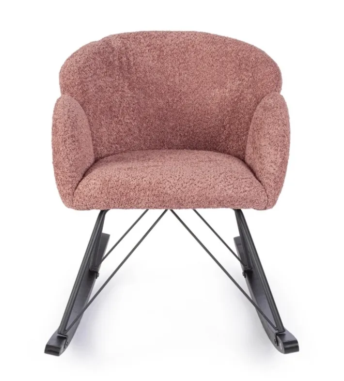 Bizzotto Poltrone E Chaise Longue>SEDIA A DONDOLO EFFETTO BOUCLE' CANYON - SIBILLA