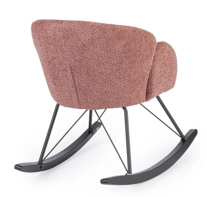Bizzotto Poltrone E Chaise Longue>SEDIA A DONDOLO EFFETTO BOUCLE' CANYON - SIBILLA