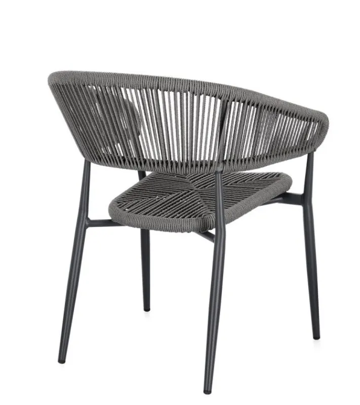 Bizzotto Sedie>SEDIA C-BR ALGAIDA ANTRACITE/GRIGIO