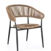 Bizzotto Sedie>SEDIA C-BR ALGAIDA ANTRACITE/NATURAL