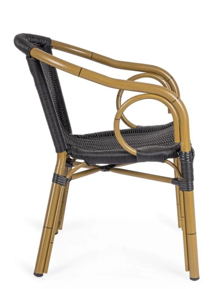 Bizzotto Sedie>SEDIA C-BR CALA DARK