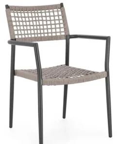 Bizzotto Sedie>SEDIA C-BR CALETA ANTRACITE/KHAKI