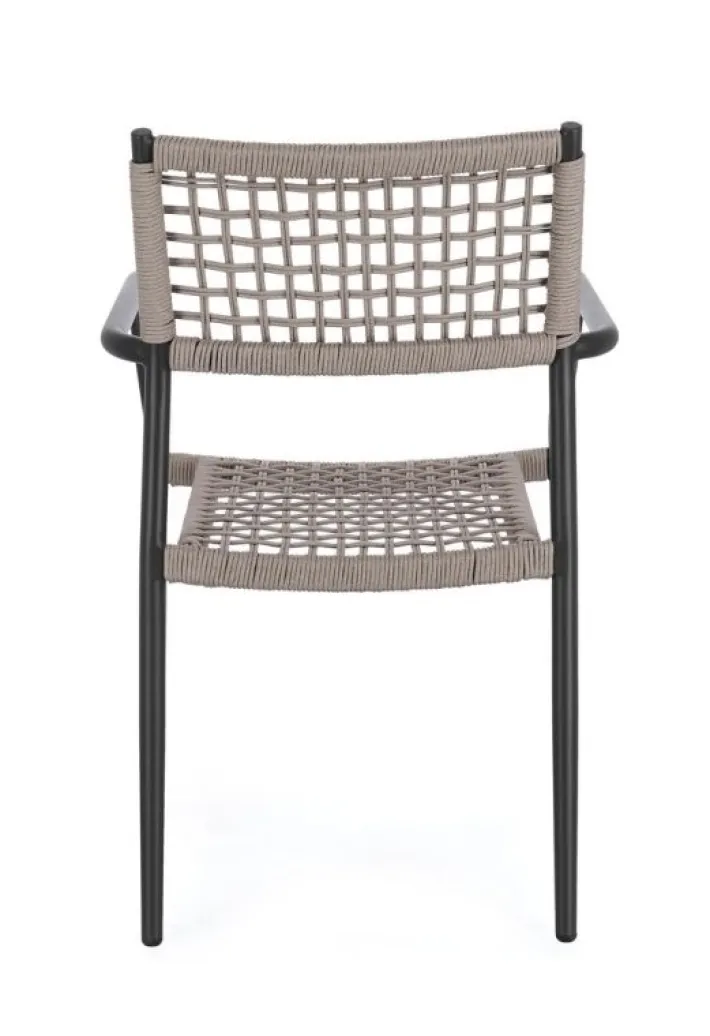 Bizzotto Sedie>SEDIA C-BR CALETA ANTRACITE/KHAKI
