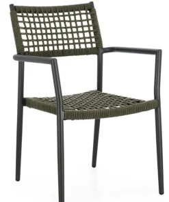 Bizzotto Sedie>SEDIA C-BR CALETA ANTRACITE/VERDE