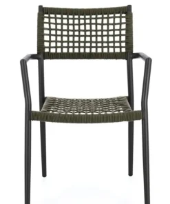 Bizzotto Sedie>SEDIA C-BR CALETA ANTRACITE/VERDE