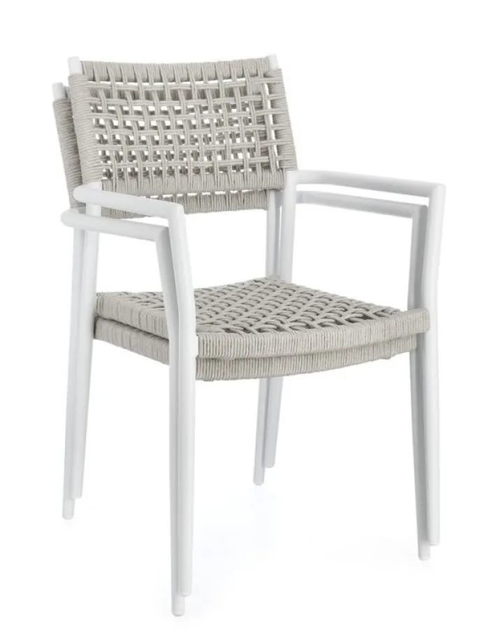 Bizzotto Sedie>SEDIA C-BR CALETA BIANCO