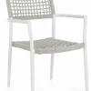 Bizzotto Sedie>SEDIA C-BR CALETA BIANCO
