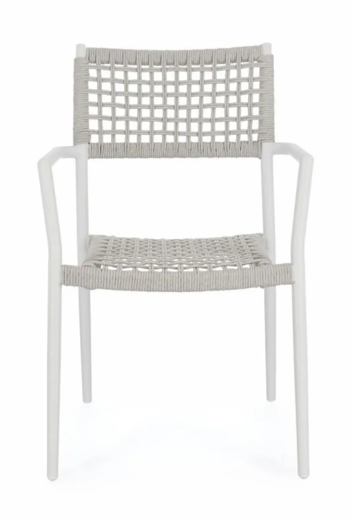 Bizzotto Sedie>SEDIA C-BR CALETA BIANCO