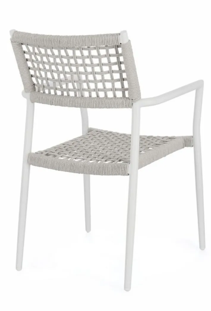 Bizzotto Sedie>SEDIA C-BR CALETA BIANCO