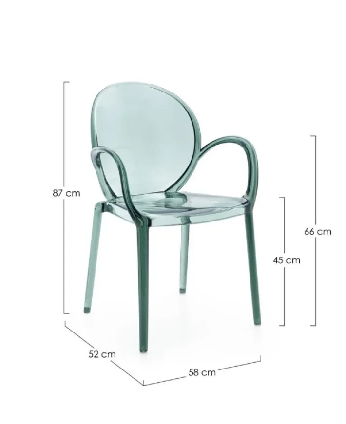 Bizzotto Sedie>SEDIA C-BR CAMILLA MINT