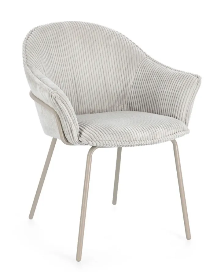 Bizzotto Sedie>SEDIA C-BR CASSIDY WARM/GRIGIO CHIARO