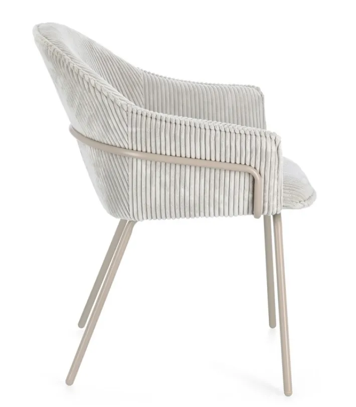 Bizzotto Sedie>SEDIA C-BR CASSIDY WARM/GRIGIO CHIARO