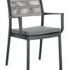 Bizzotto Sedie>SEDIA C-BR C-C ALVIN ANTRACITE/GRIGIO CH