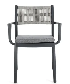 Bizzotto Sedie>SEDIA C-BR C-C ALVIN ANTRACITE/GRIGIO CH