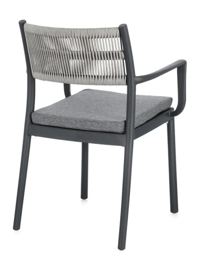 Bizzotto Sedie>SEDIA C-BR C-C ALVIN ANTRACITE/GRIGIO CH