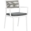 Bizzotto Sedie>SEDIA C-BR C-C ALVIN BIANCO/GRIGIO CH.