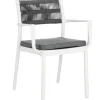 Bizzotto Sedie>SEDIA C-BR C-C ALVIN BIANCO/GRIGIO SCURO