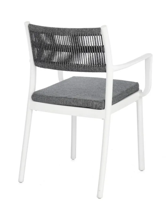 Bizzotto Sedie>SEDIA C-BR C-C ALVIN BIANCO/GRIGIO SCURO