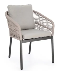 Bizzotto Sedie>SEDIA C-BR C-C GALDANA ANTRACITE/KHAKI