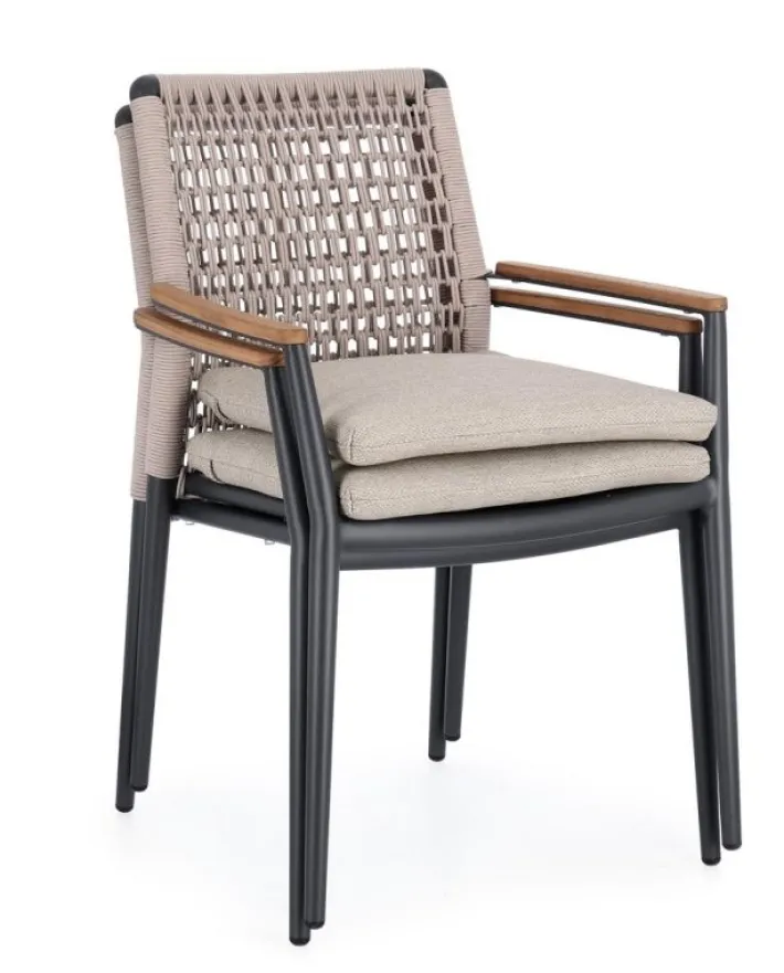 Bizzotto Sedie>SEDIA C-BR C-C MADDOX ANTR JX55
