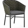 Bizzotto Sedie>SEDIA C-BR C-C MARGALIDA ANTRACITE/VERDE