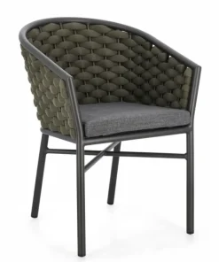 Bizzotto Sedie>SEDIA C-BR C-C MARGALIDA ANTRACITE/VERDE