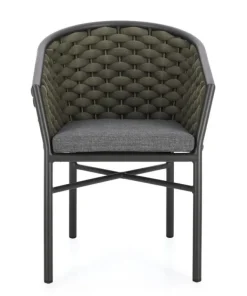 Bizzotto Sedie>SEDIA C-BR C-C MARGALIDA ANTRACITE/VERDE