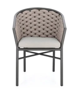 Bizzotto Sedie>SEDIA C-BR C-C MARGALIDA ANTRACITE/KHAKI