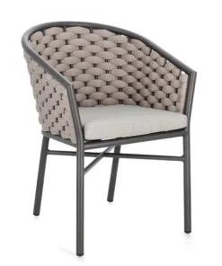 Bizzotto Sedie>SEDIA C-BR C-C MARGALIDA ANTRACITE/KHAKI