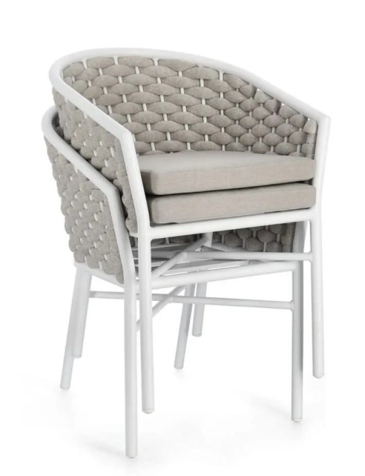 Bizzotto Sedie>SEDIA C-BR C-C MARGALIDA BIANCO