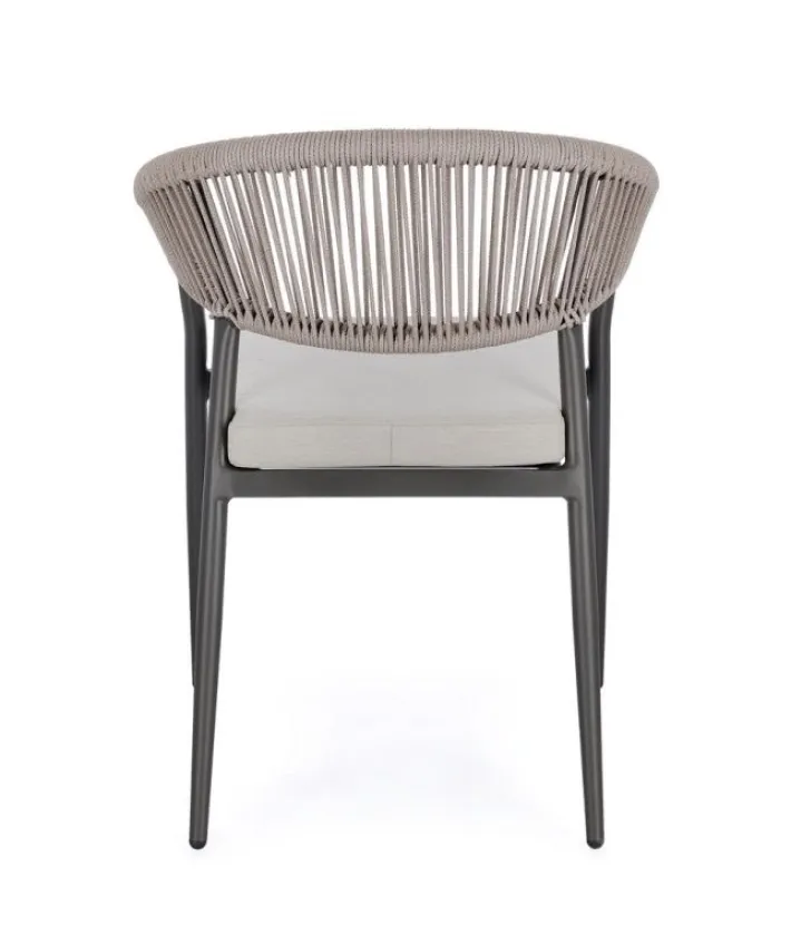 Bizzotto Sedie>SEDIA C-BR C-C MILLOR ANTRACITE/KHAKI