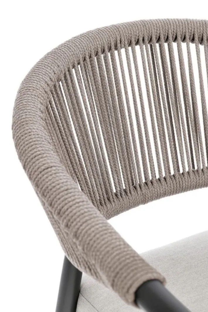 Bizzotto Sedie>SEDIA C-BR C-C MILLOR ANTRACITE/KHAKI